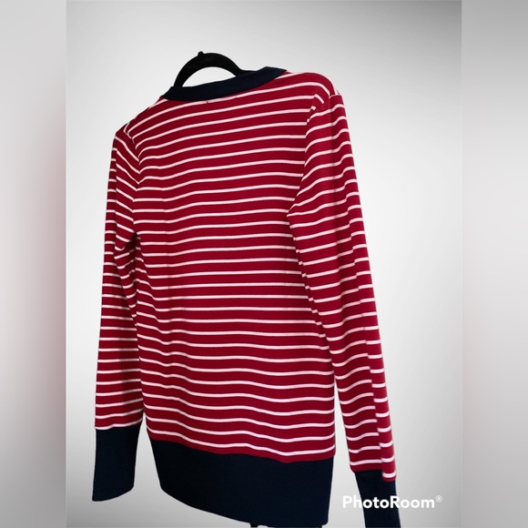 NWOT stripped cardigan XL - Picture 3 of 3